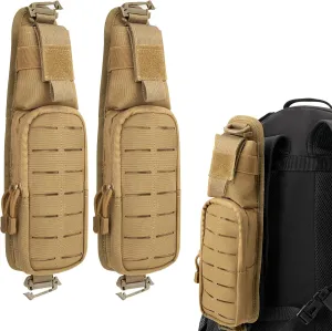 Jueachy Strap Shoulder Molle Accessories Pouch: Tactical Backpack Pocket Attachment Storage Phone Flashlight EDC