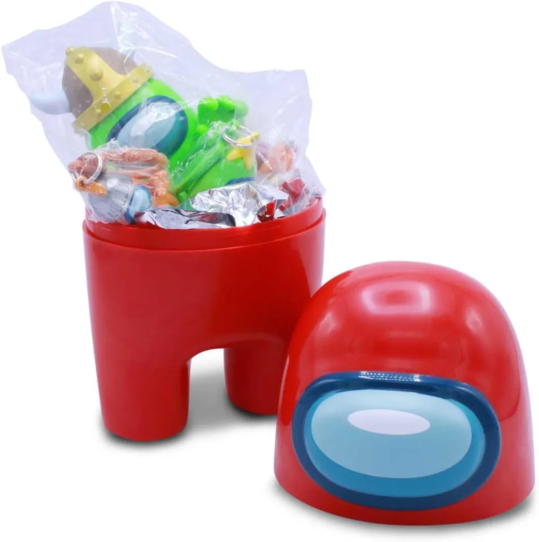 Just Toys LLC Among Us Ultimate Surprise Bundle – 25  Collectibles: Large Crewmate, 20 Micro‑Figures, 3 Mini‑Figures & 2 Backpack Hangers – Licensed Kids Toy Gift