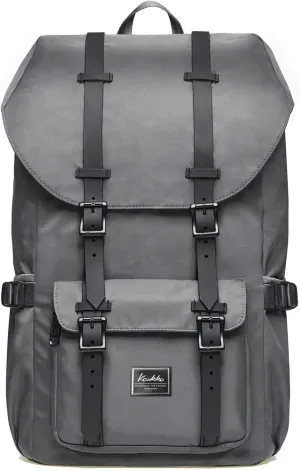 KAUKKO Backpack, (Grey (E5-3), 45 x 27 x 17cm (HxBxT)