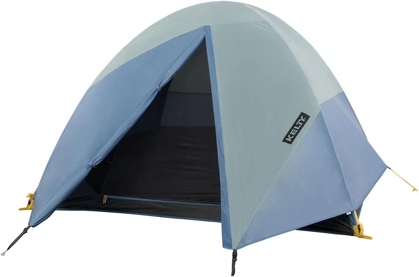 Kelty Discovery Element Camping Tent, 4 or 6 Person Storm Worthy Campsite Shelter, Fiberglass Poles, Pre-Attached Guylines, Stuff Sack Included