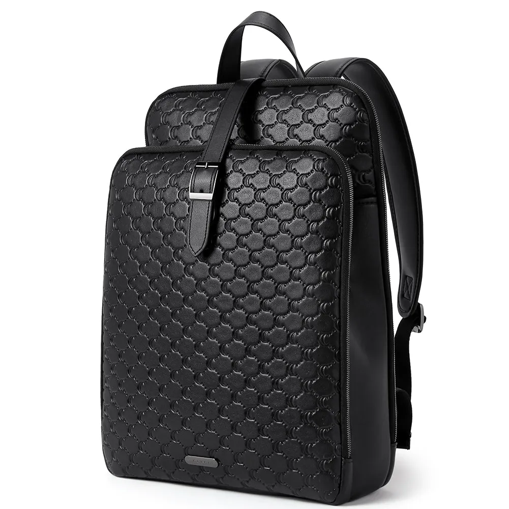 Koch Genuine Leather 15.6 Inch Laptop Backpack Purse For Women