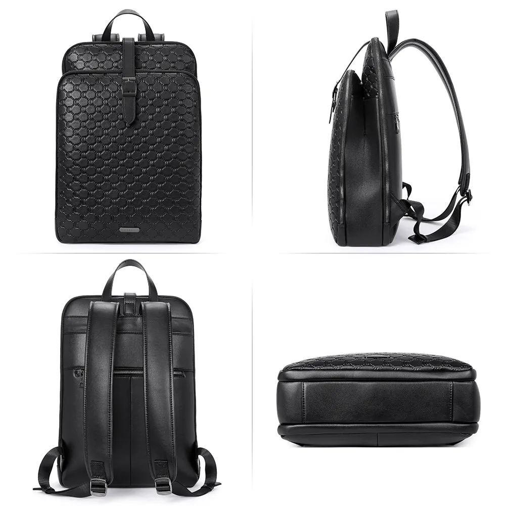 Koch Genuine Leather 15.6 Inch Laptop Backpack Purse For Women