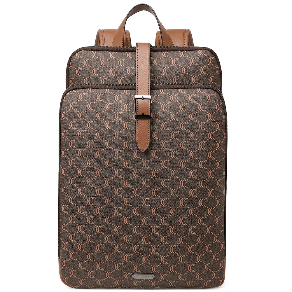 Koch Genuine Leather 15.6 Inch Laptop Backpack Purse For Women