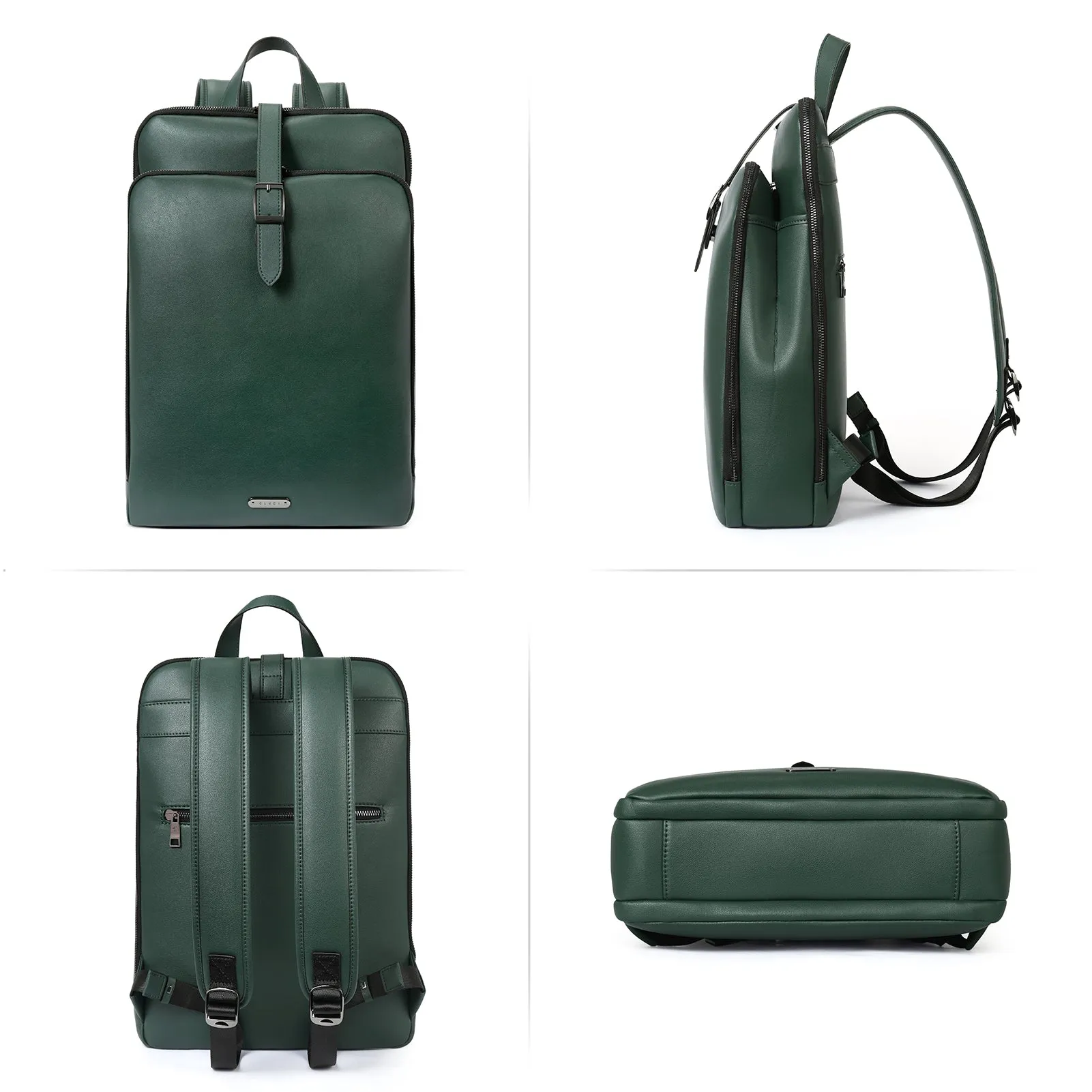 Koch Genuine Leather 15.6 Inch Laptop Backpack Purse For Women