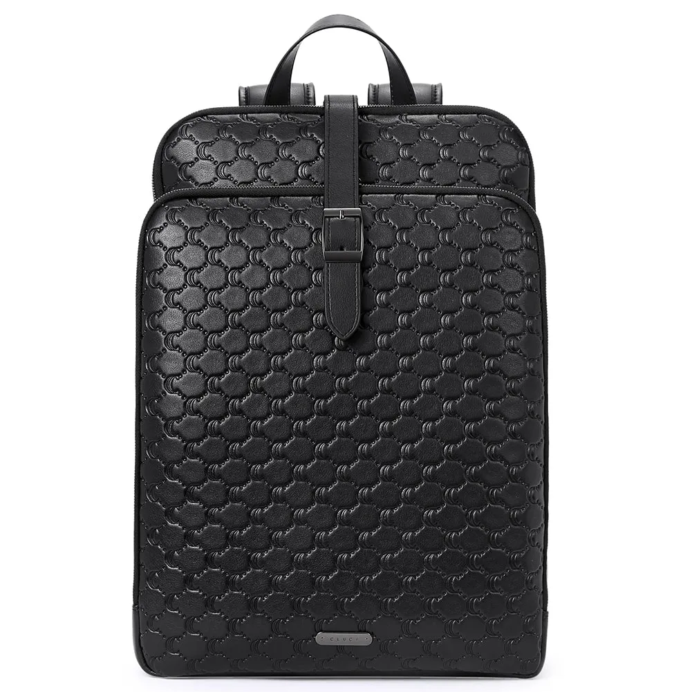 Koch Genuine Leather 15.6 Inch Laptop Backpack Purse For Women