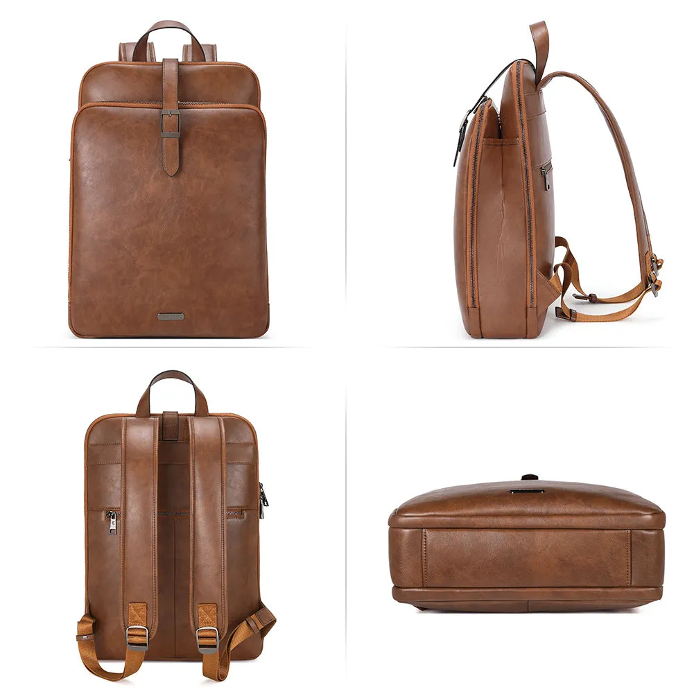 Koch Genuine Leather 15.6 Inch Laptop Backpack Purse For Women