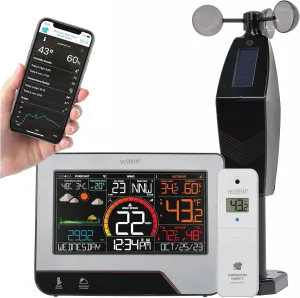 La Crosse Technology V23-WTH Wi-Fi Professional Color Wind   Weather System