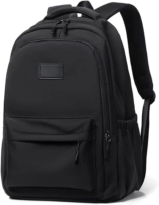 Large capacity Japanese Korean backpack trend fashion daily travel backpack (black)