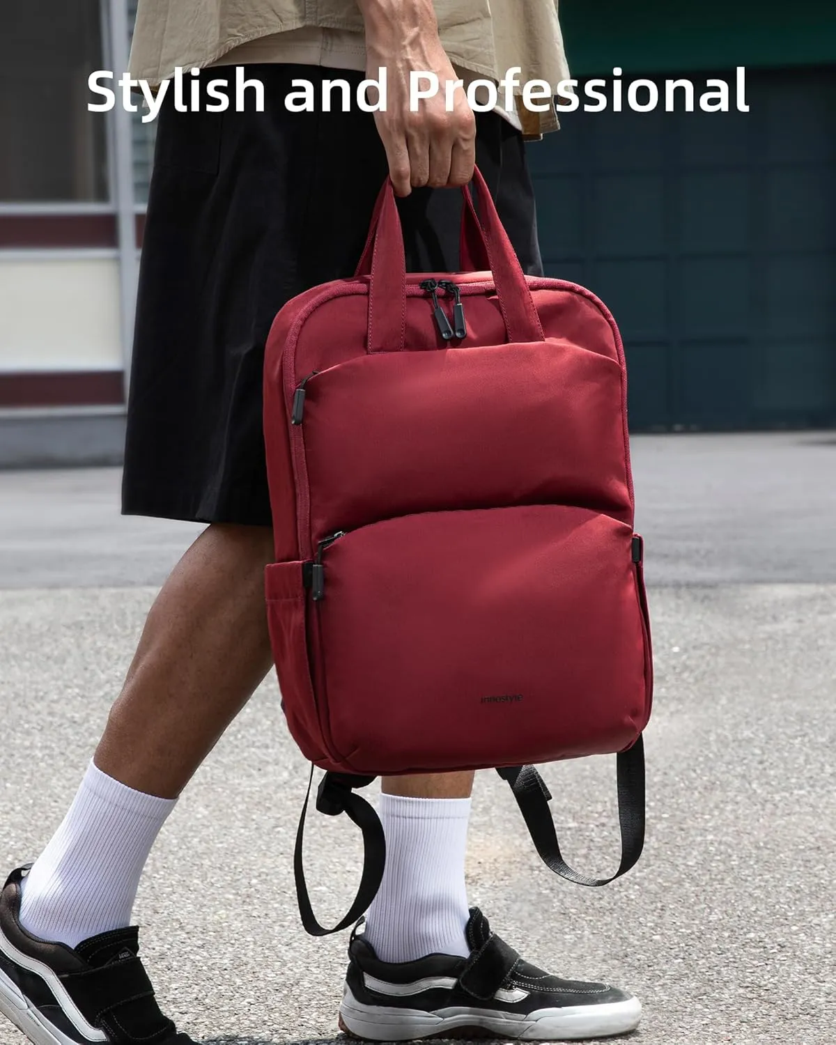 Large Casual Laptop Backpack – Lightweight Water-Resistant Travel Backpack for Work, College & Daily Commute, Fits 16-inch Laptop & 12.9-inch iPad
