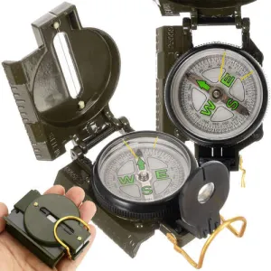 Lensatic Compass Long-lasting Sighting Military Classy Camping for Hunting Hiking