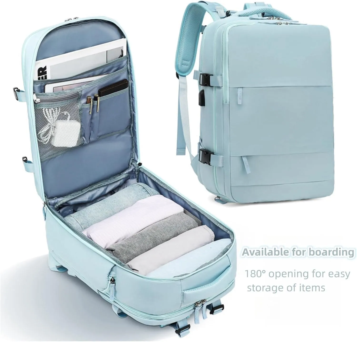 Levettevac Mochila, Levettevac Backpack, LevetteBag Backpack, Levette Bag, Large Capacity Bag with Separate Compartment(Beige)