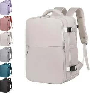 Levettevac Mochila, Levettevac Backpack, LevetteBag Backpack, Levette Bag, Large Capacity Bag with Separate Compartment(Beige)