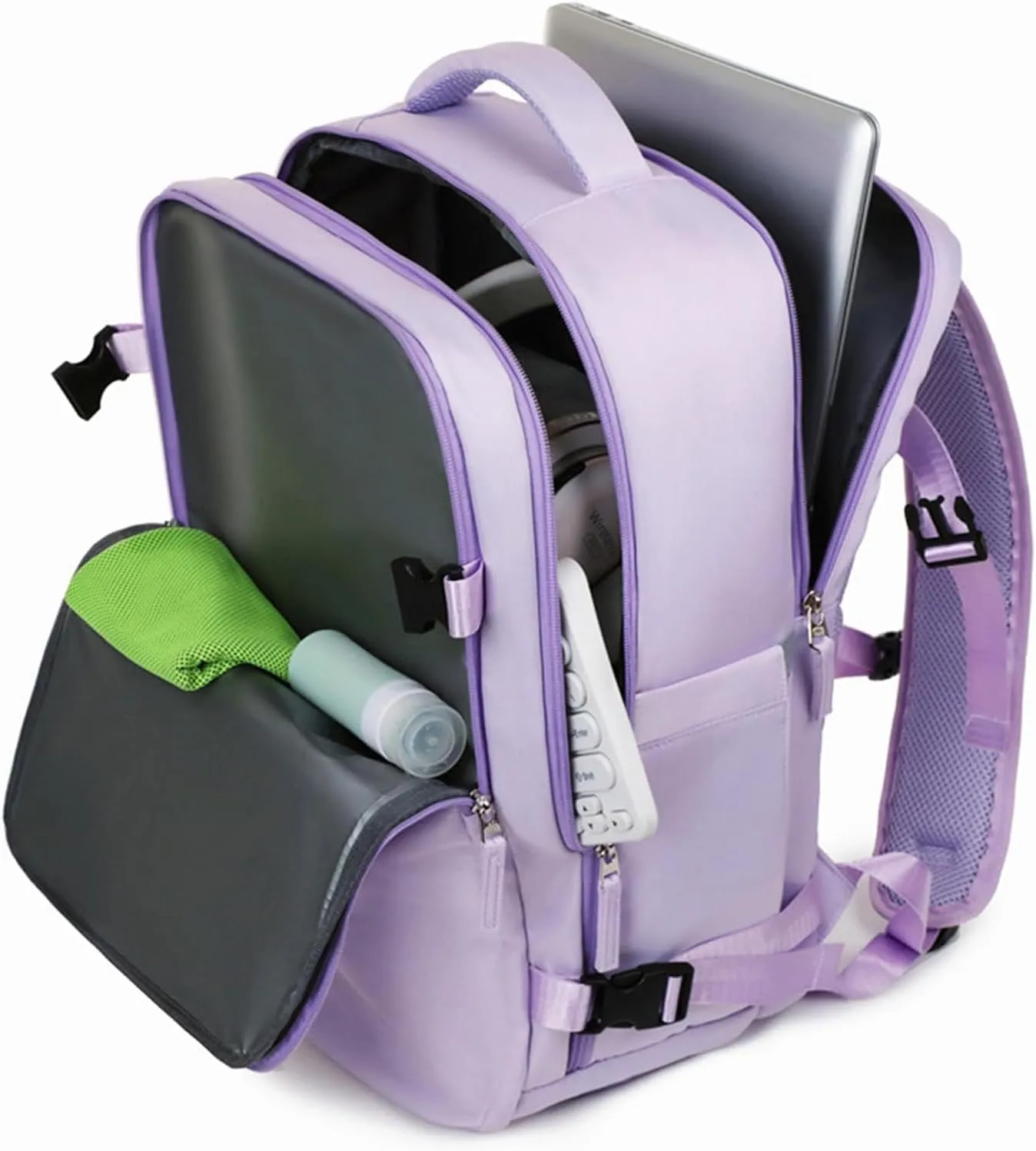 Levettevac Mochila, Levettevac Backpack, LevetteBag, Levette Bag, Large Capacity Bag with Separate Compartment (Green)