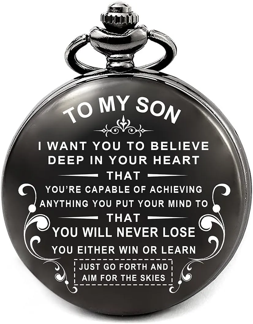 levonta Gifts for Son from Mom Compass Hiking Waterproof Engraved Gift