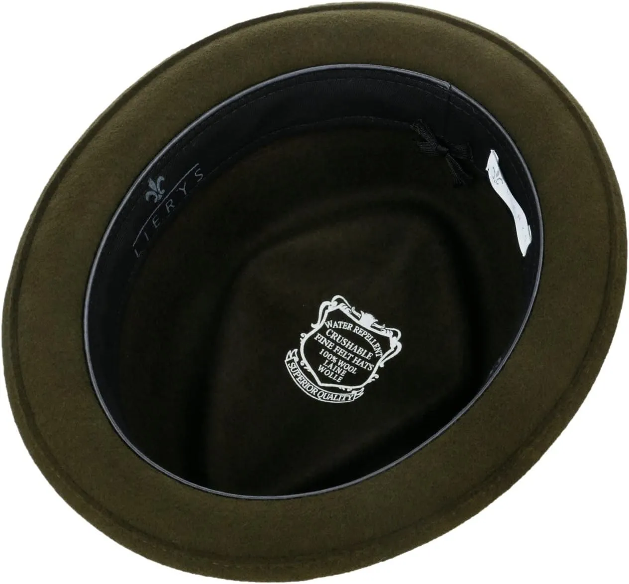 Lierys Classic Pork Pie Wool Felt Hat Women/Men | Made in Italy