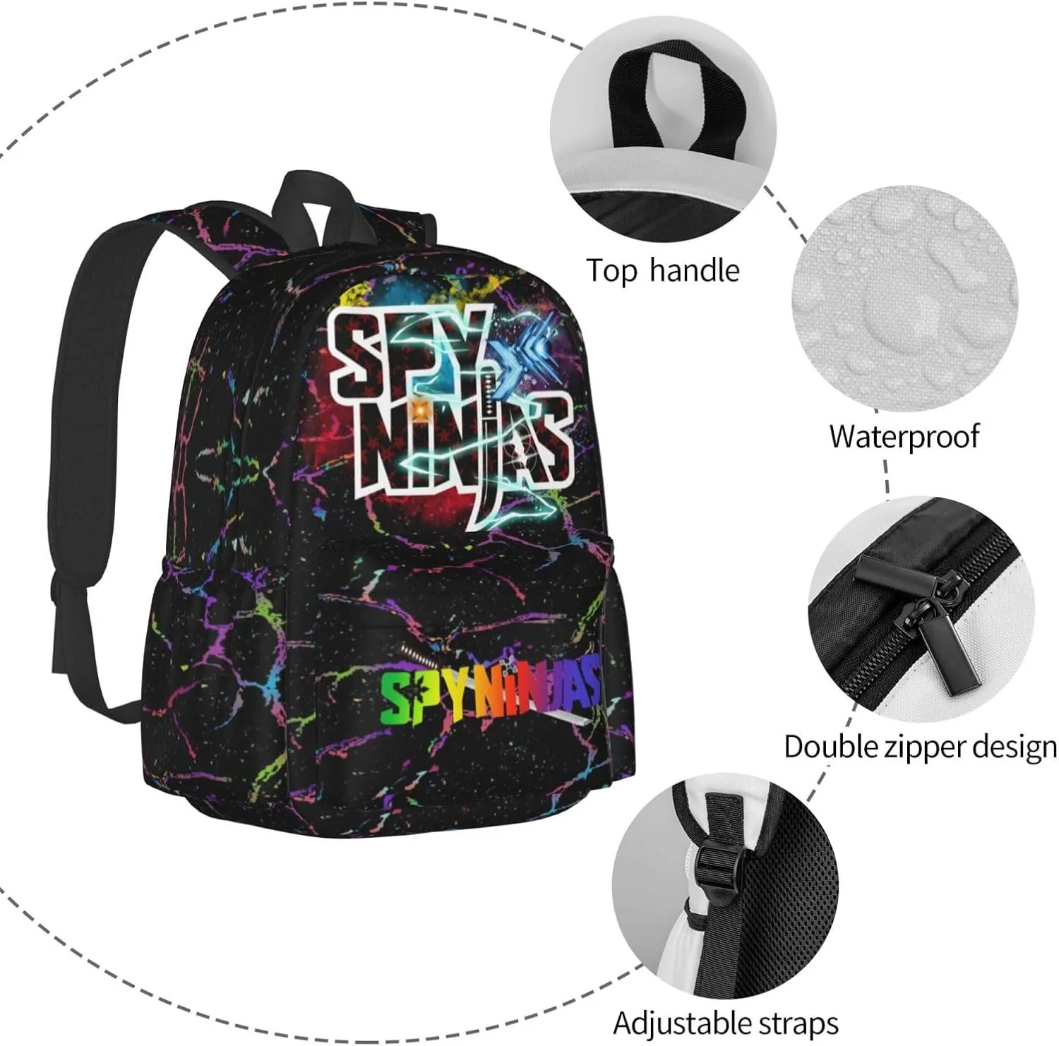 Lightweight Classic Large Capacity Backpack Multifunctional Daypack For Adult Outdoor Recreation