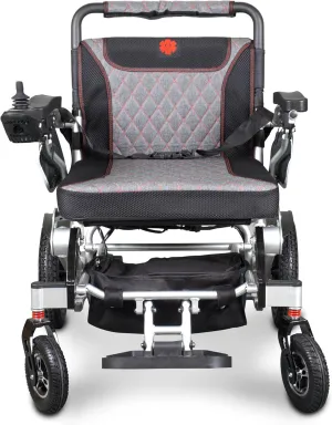 Lightweight Electric Power Wheelchair Mobility Scooter, Aviation Travel Safe Motorized Electric Wheelchair Mobility Aid (Silver)