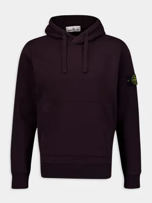 Logo-Patch Cotton Hoodie