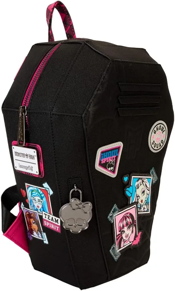 Loungefly Monster High Coffin Locker Figural Mini Backpack