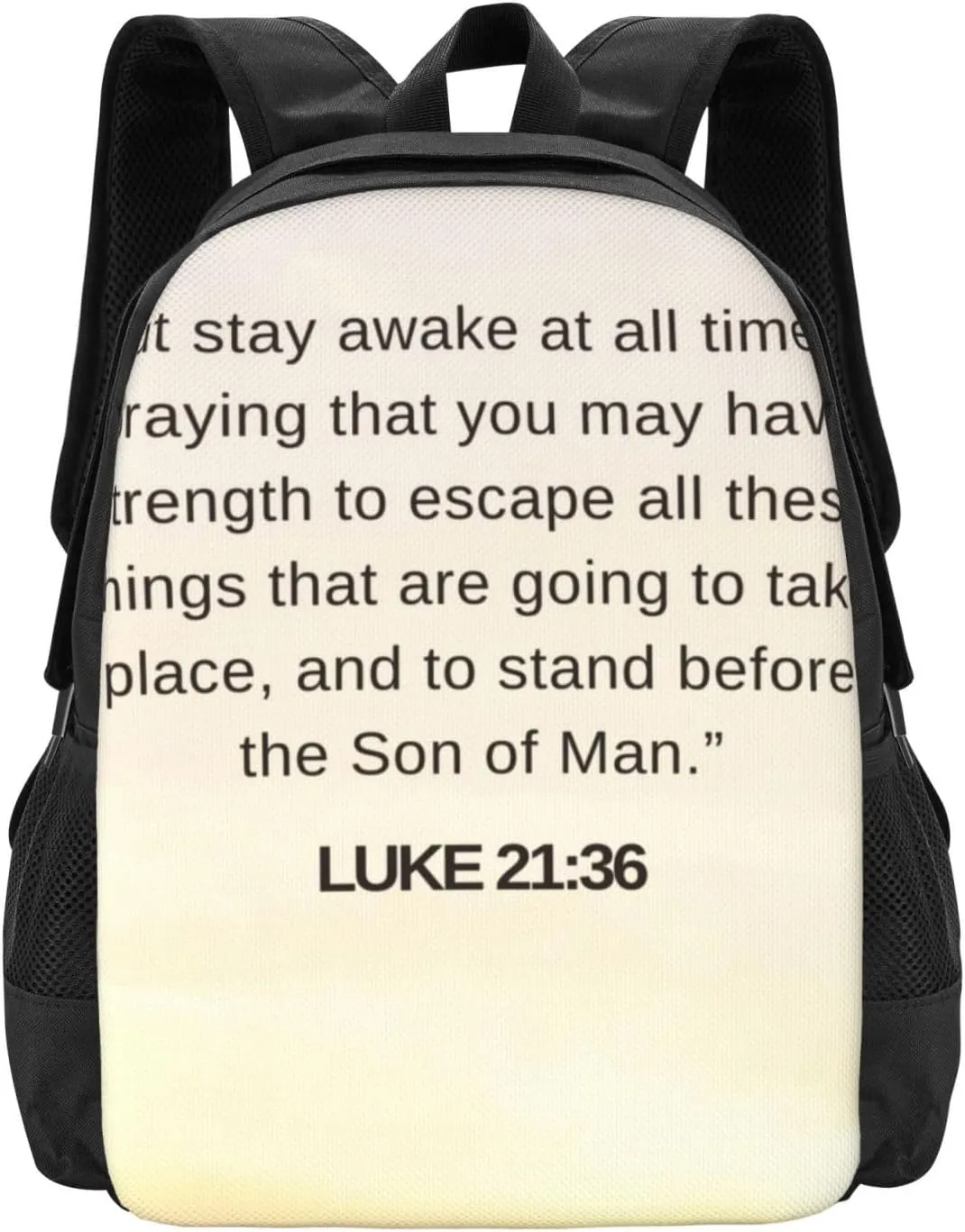 Luke 21:36 Lightweight Packable Backpack Travel Casual Hiking Daypack Foldable Backpack For Men Women