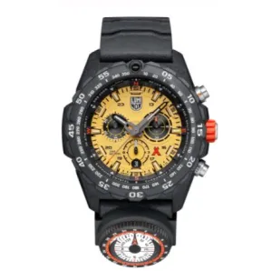Luminox Bear Grylls Master Chronograph Black Yellow Swiss Made Watch XB.3745