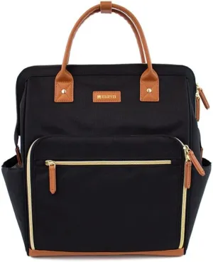 Maevn ReadyGO Water-Resistant Clinical Tote Backpack in Black (Black)