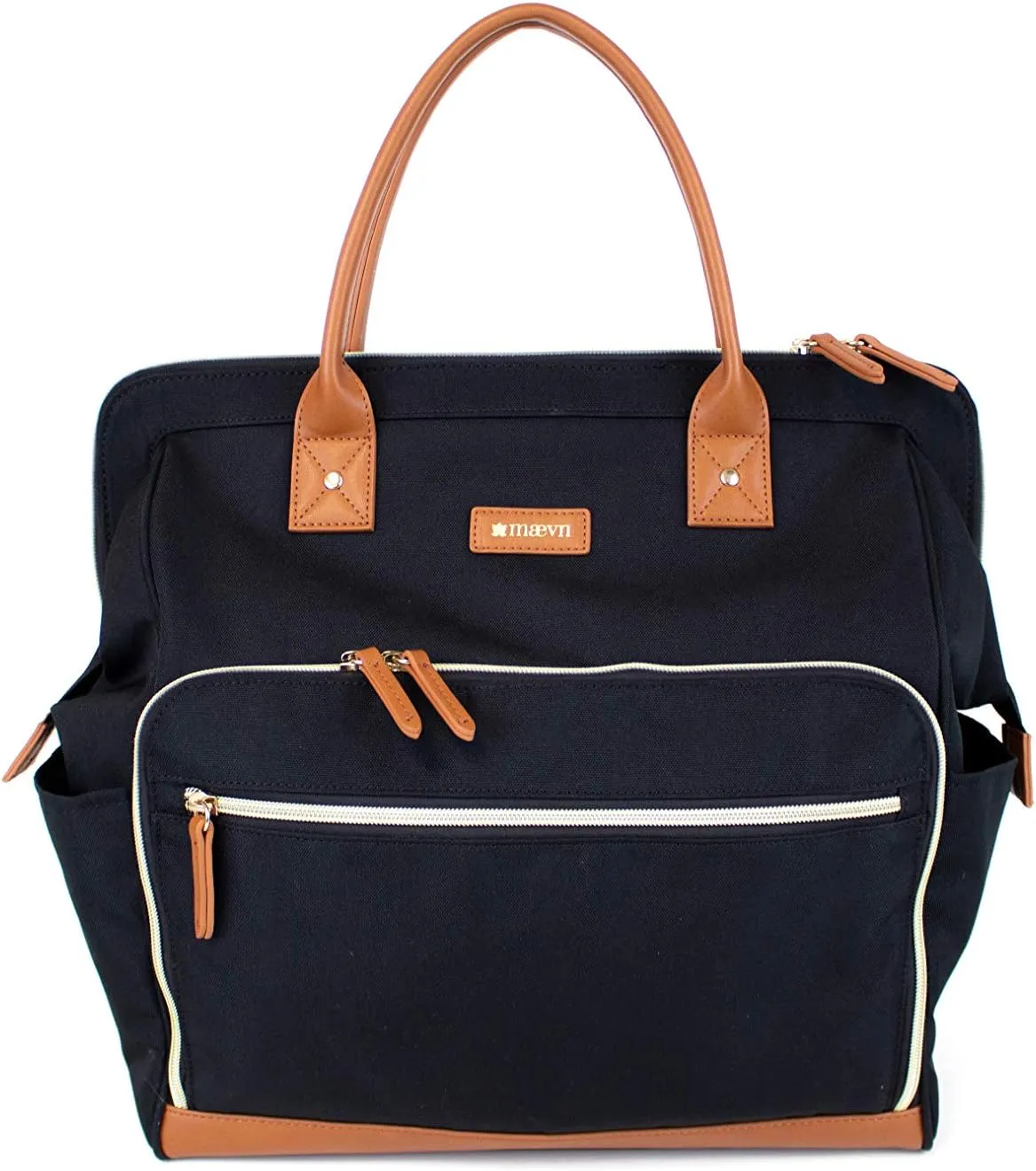 Maevn ReadyGO Water-Resistant Clinical Tote Backpack in Black (Black)