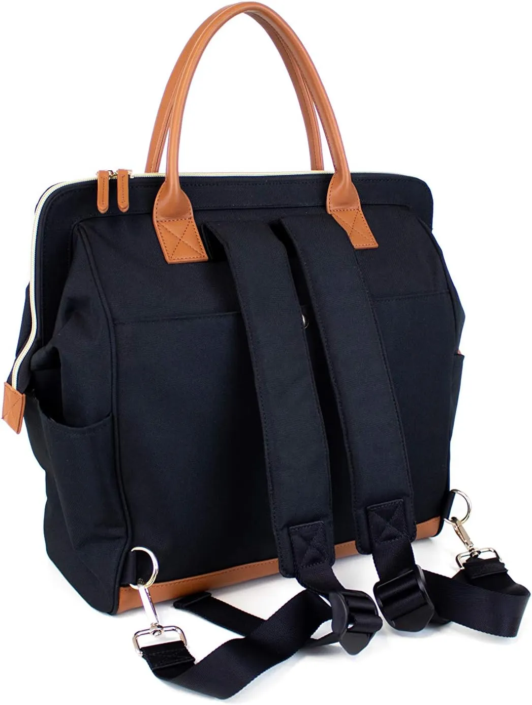 Maevn ReadyGO Water-Resistant Clinical Tote Backpack in Black (Black)