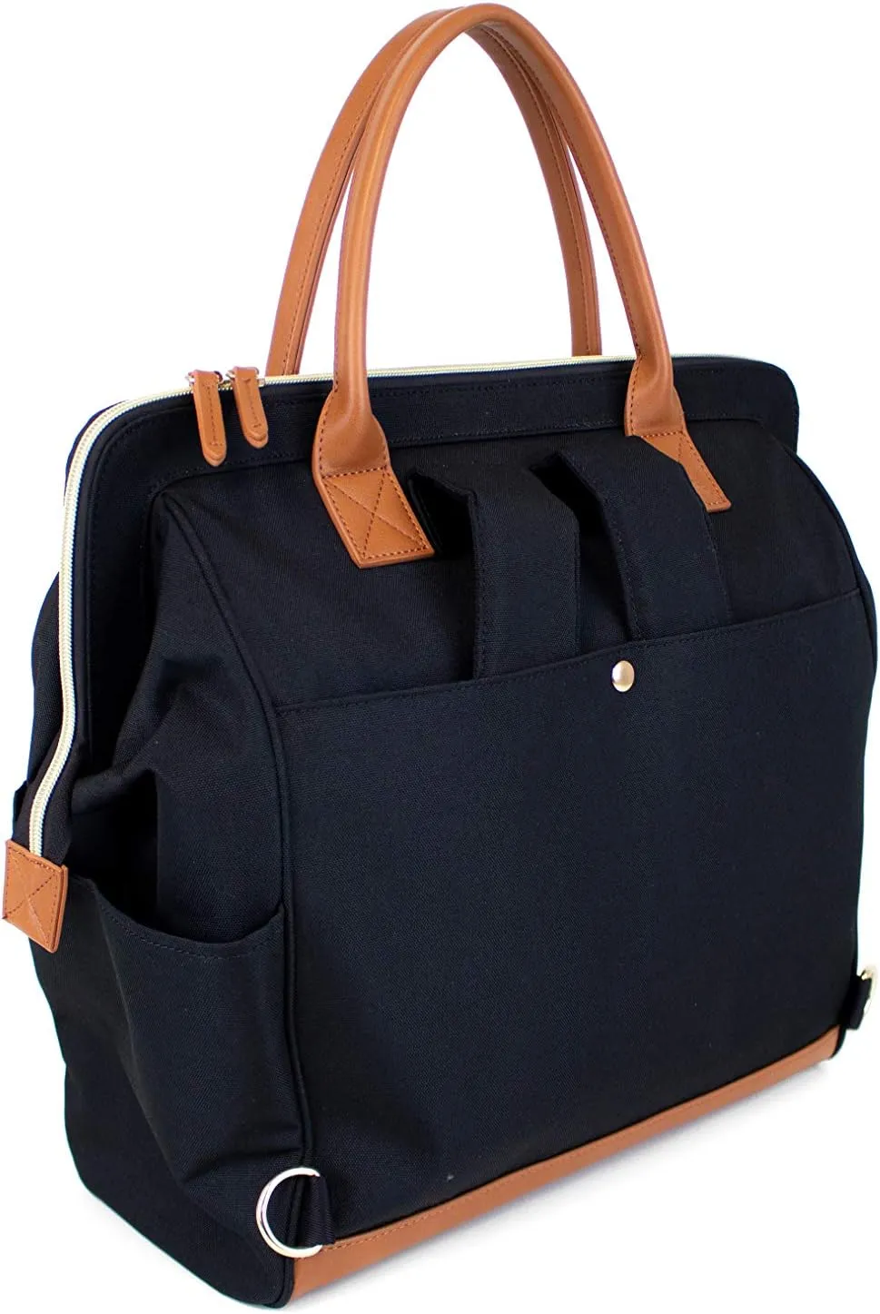 Maevn ReadyGO Water-Resistant Clinical Tote Backpack in Black (Black)