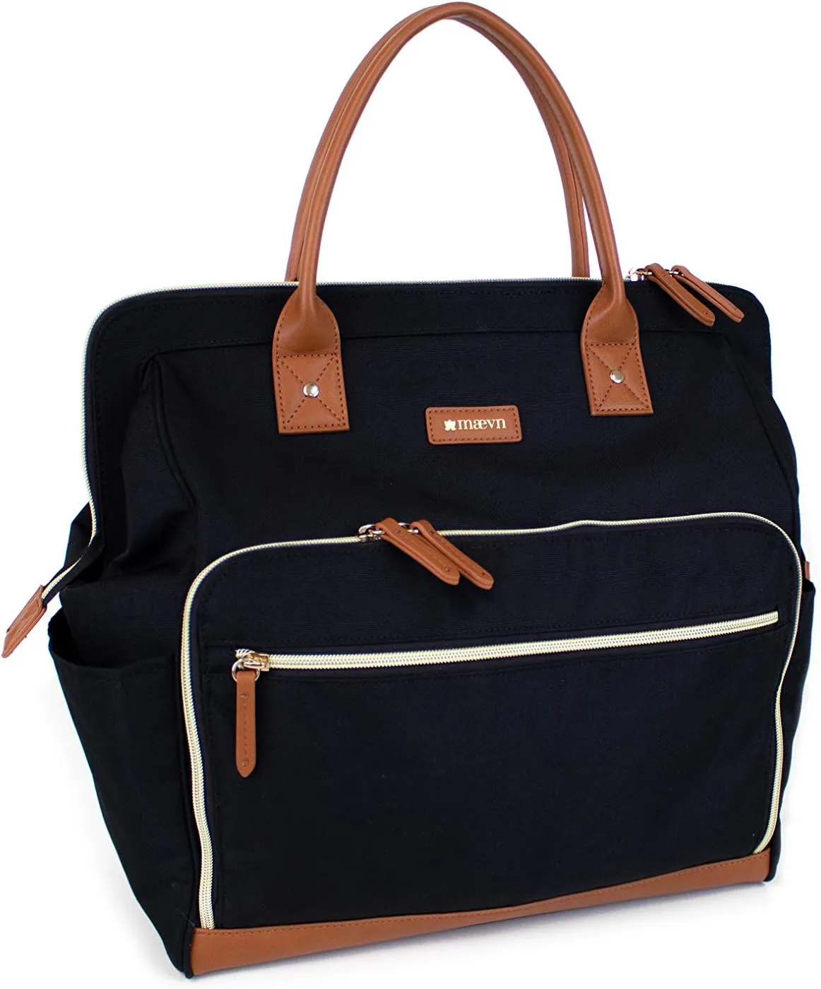 Maevn ReadyGO Water-Resistant Clinical Tote Backpack in Black (Black)
