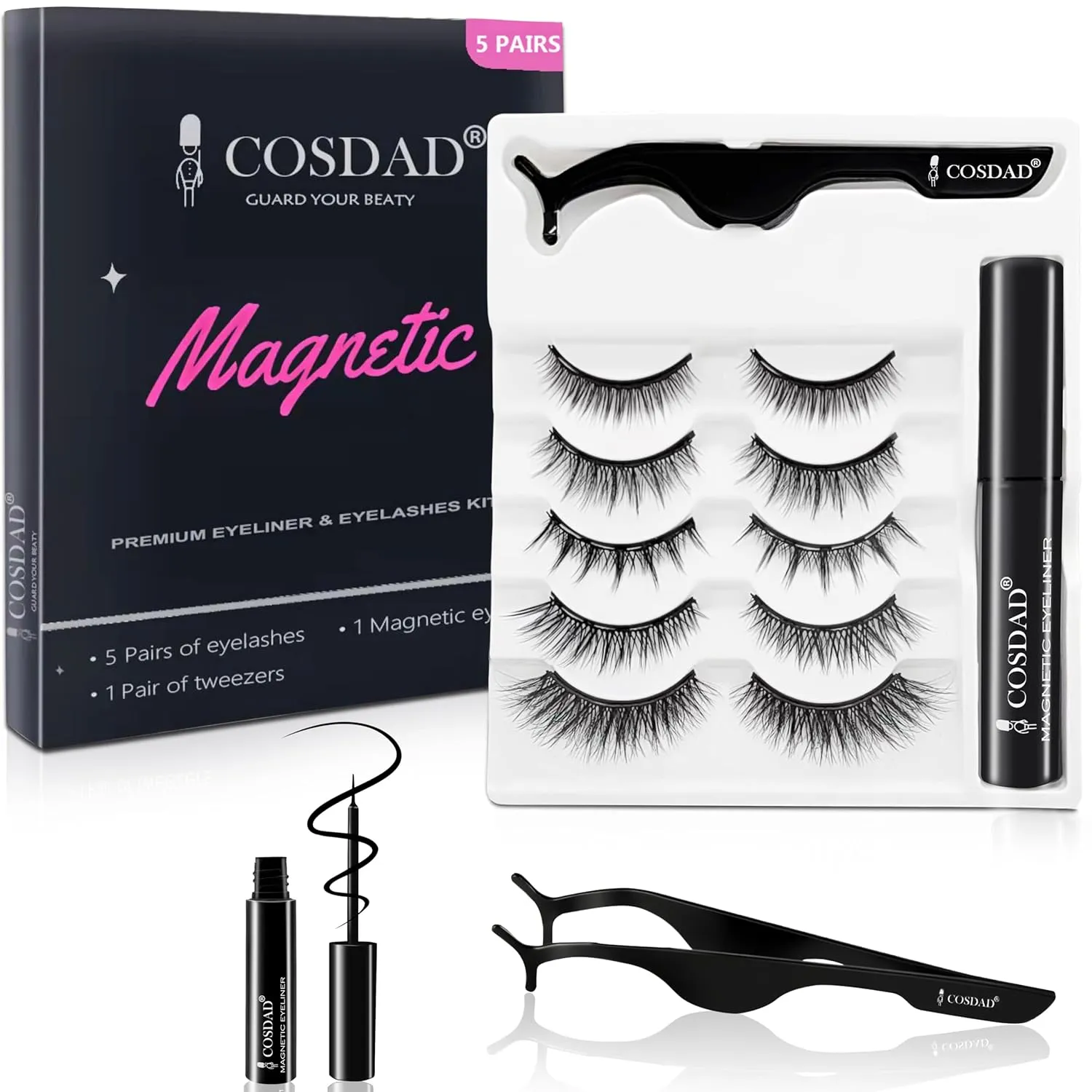 Magnetic lashes with Applicator Kit
