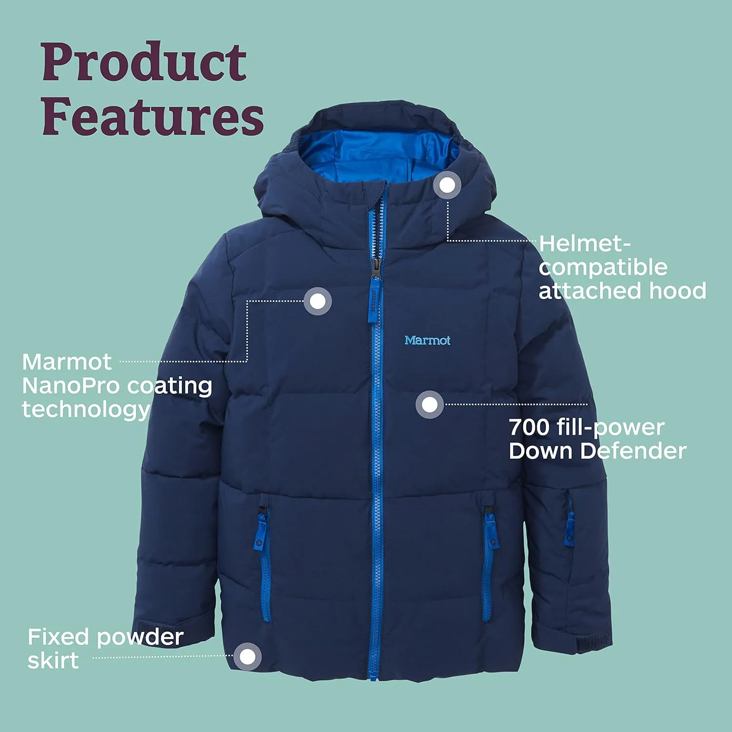 MARMOT Kid's Polar Down Jacket