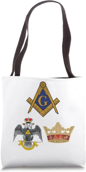 Mason 33rd KYCH Masonic Scottish York Rite Knights AASR WD Tote Bag