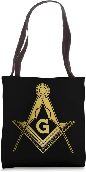 Mason Square & Compass Masonic Shriner Vintage Masonic Tote Bag