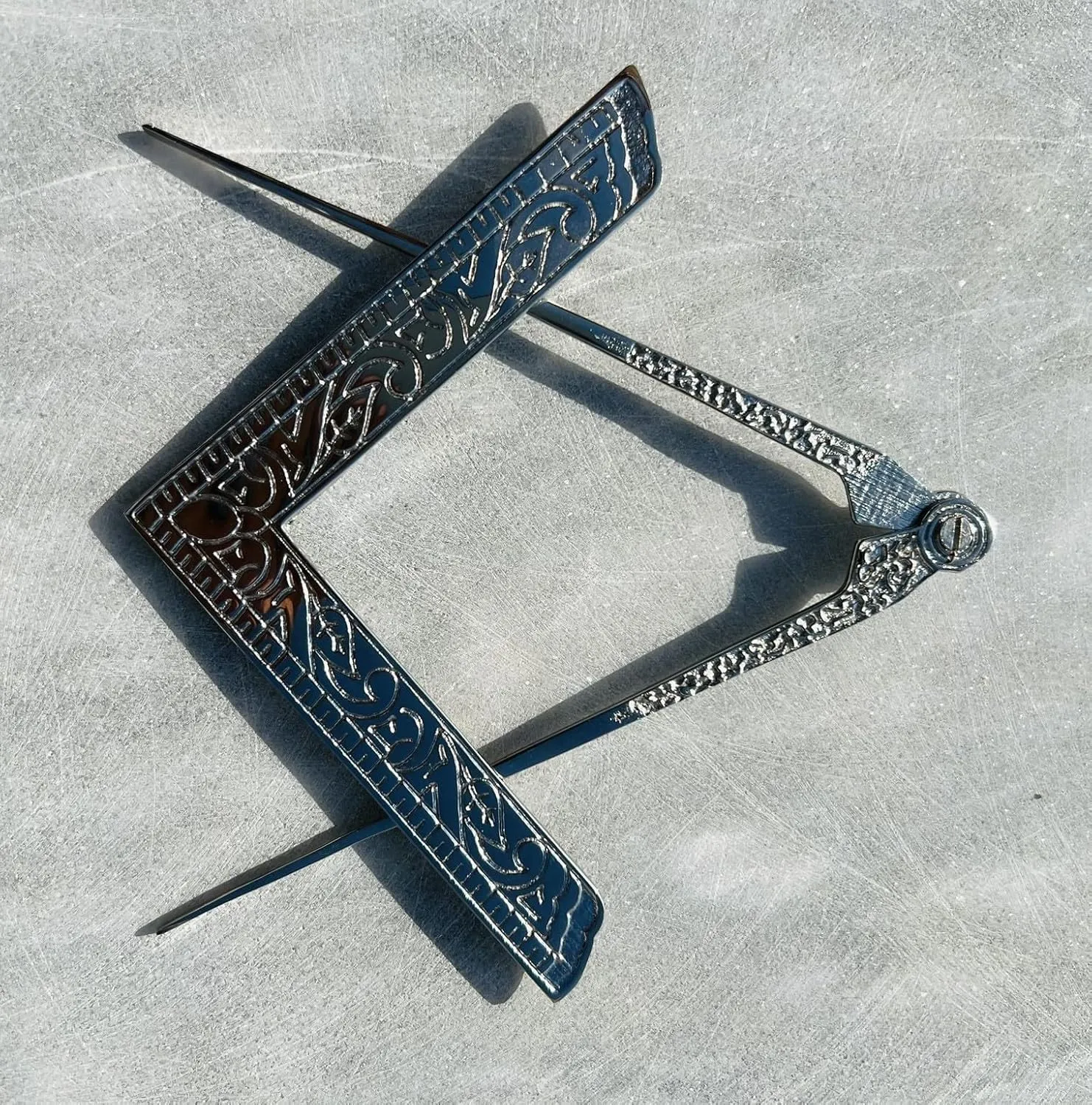 Masonic Lodge Ceremonial Large Freemason Square and Compass Premium Look