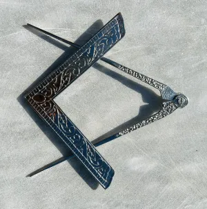 Masonic Lodge Ceremonial Large Freemason Square and Compass Premium Look