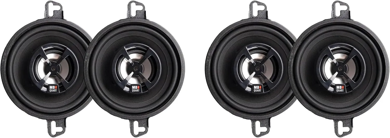MB Quart 2-Pairs Discus DK2-108 3.5 Inch Coaxial Speakers