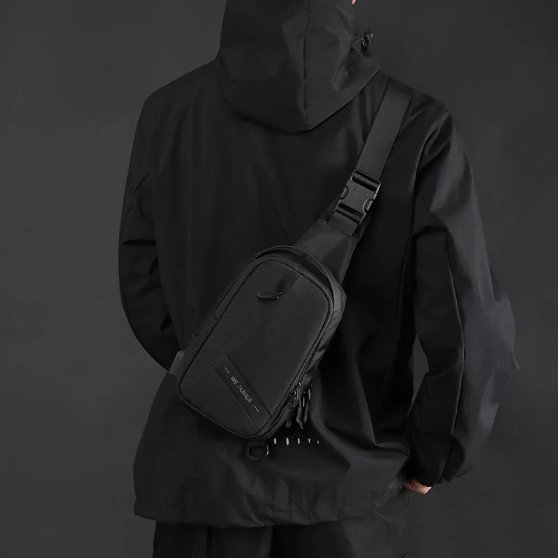 Men's Business Oxford Cloth Green Large Capacity Men's Chest Bags
