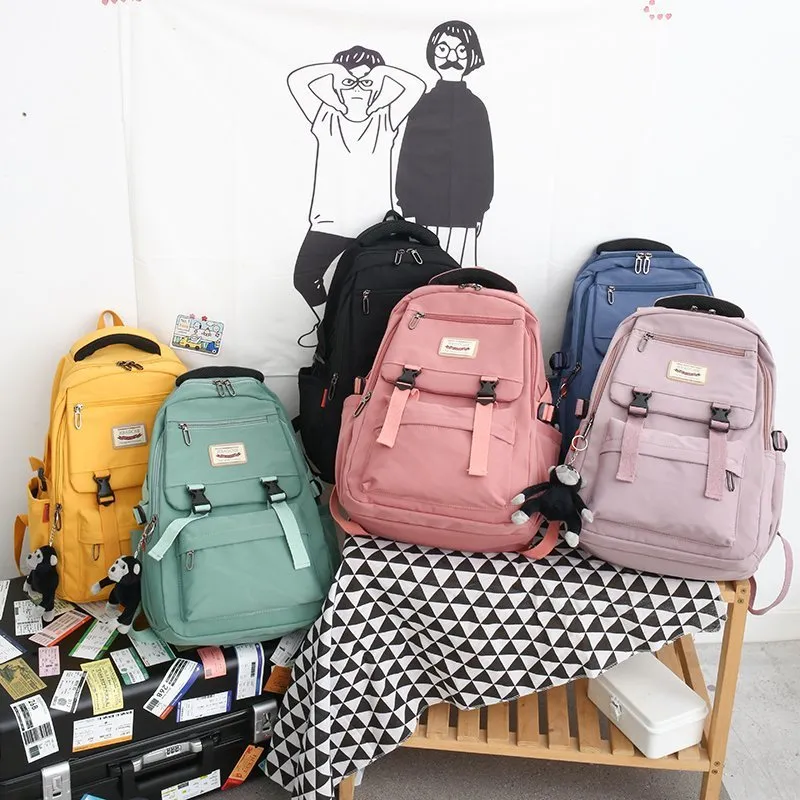 Men's Capacity Campus Waterproof Korean Style Junior Bags