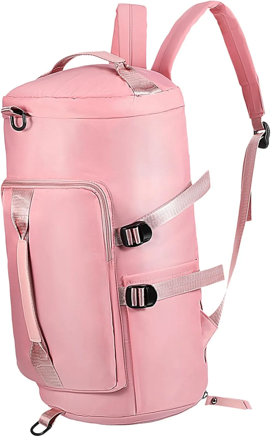 Men's Gym Bag Workout Backpack Travel Backpack Small Tote Bag Multi-purpose Comfortable Durable Pink