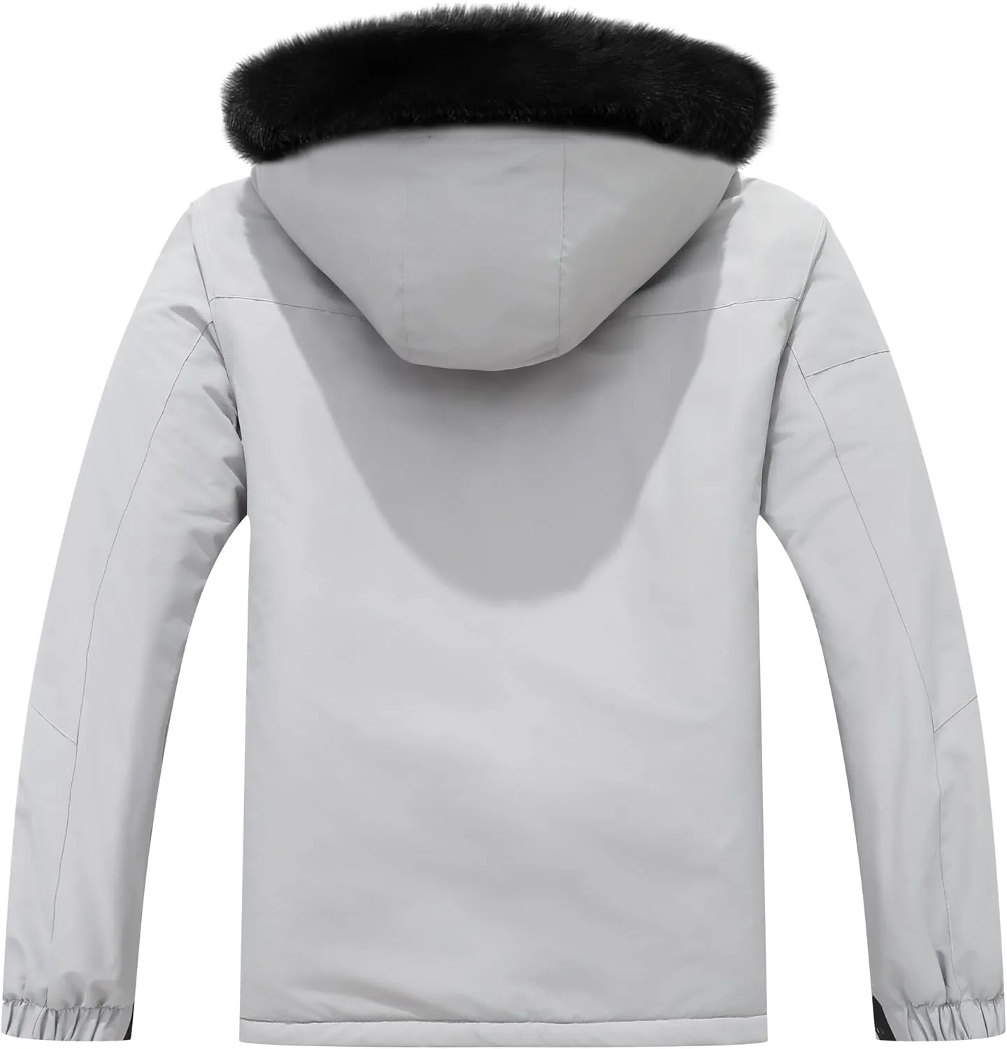 Men's Waterproof Ski Jacket Warm Winter Snow Coat Mountain Windbreaker Fur Hooded Snowboarding Jakcet Parka