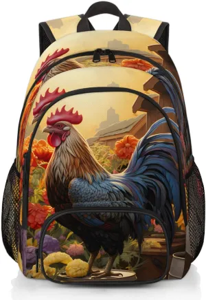 Merry Christmas Carry on Travel Backpack for Women Men Water resistant Lightweight Rucksack Backpack for Weekender Casual Work Hiking Buffalo Check Plaid Farmhouse