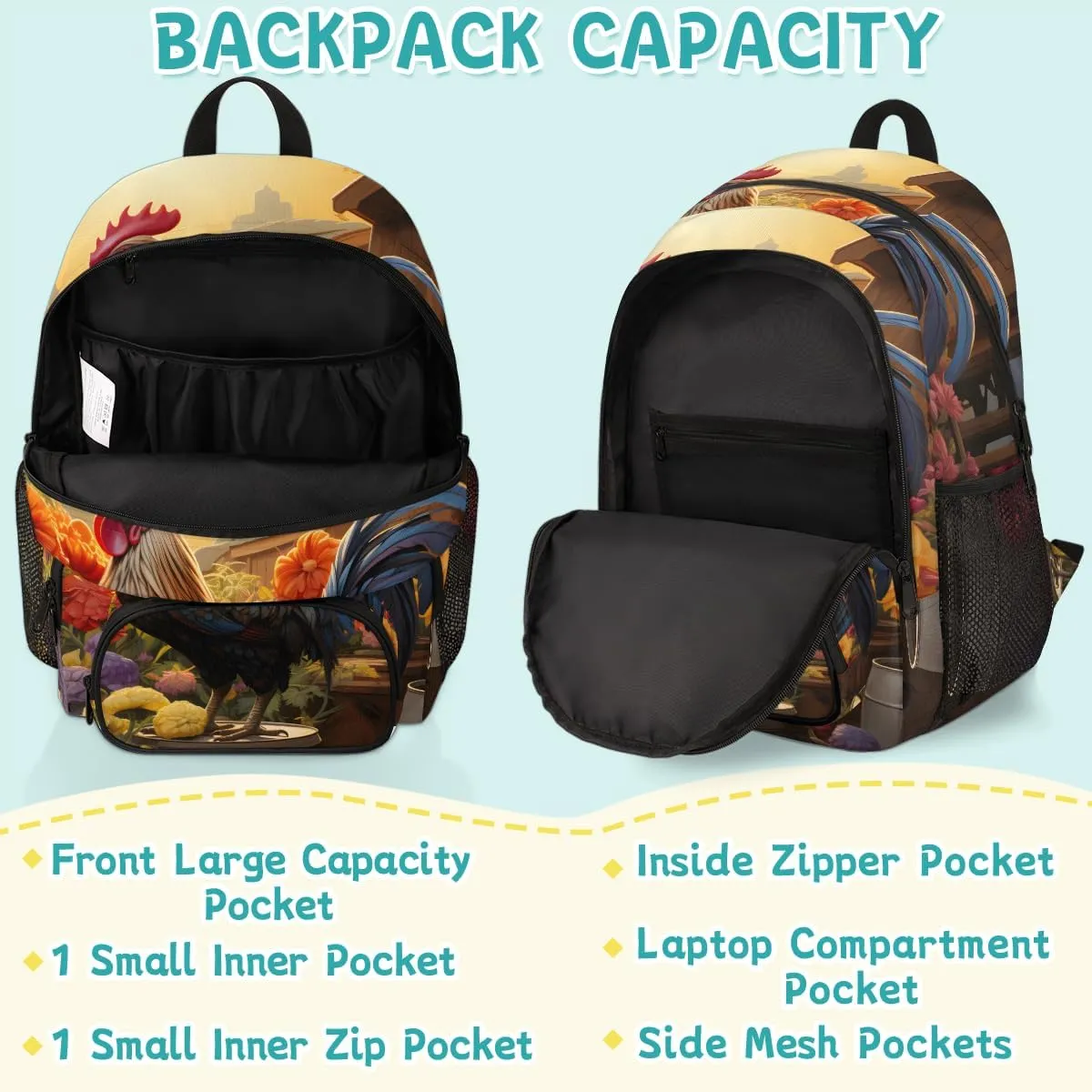 Merry Christmas Carry on Travel Backpack for Women Men Water resistant Lightweight Rucksack Backpack for Weekender Casual Work Hiking Buffalo Check Plaid Farmhouse