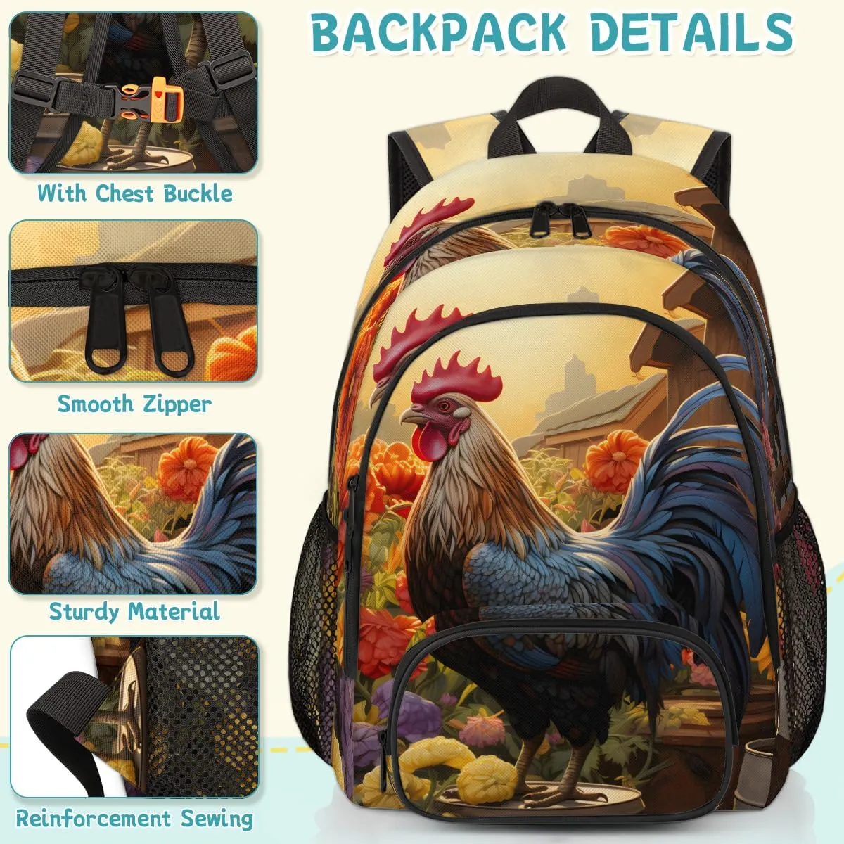 Merry Christmas Carry on Travel Backpack for Women Men Water resistant Lightweight Rucksack Backpack for Weekender Casual Work Hiking Buffalo Check Plaid Farmhouse