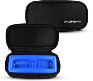 Micro Cooler Bag - Diabetic Insulin Vial Carrying Case Travel Pack With Re-Freezable Ice Pack - Up to 12 Hours of Cooling- Travel Bag For Insulin & Medications (Black)