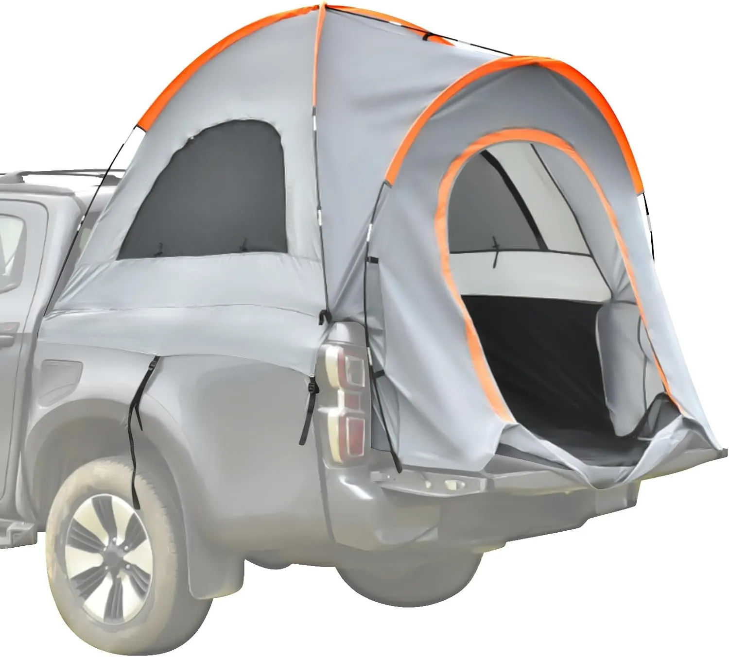 Mid-Size Truck Bed Tent Universal Fit for Medium Pickup Trucks - Waterproof & UV-Resistant Canopy, Quick Setup in Minutes, Includes Storage Bag & Rainfly