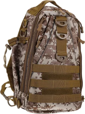 Mikikit 1Pc Capacity Multifunction Backpack Outdoor Rucksack for Hiking Durable Desert Camouflage Shoulder Bag for Travel Business Camping and Daily Use