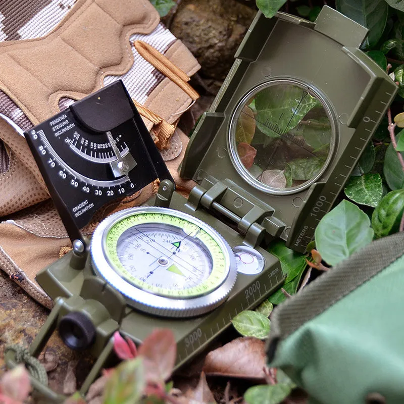 Military Grade Lensatic Sighting Compass