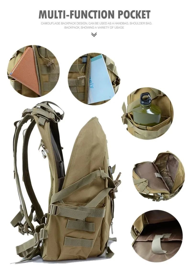 Military Tactical Outdoor Backpack