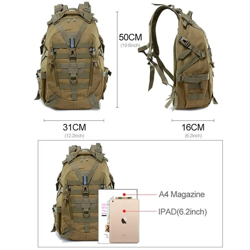 Military Tactical Outdoor Backpack